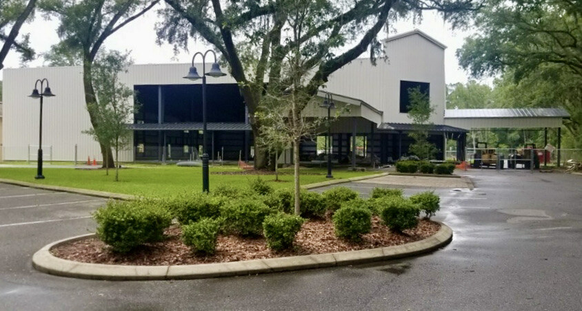 Exterior construction nearing completion at Bible Believers Baptist Church